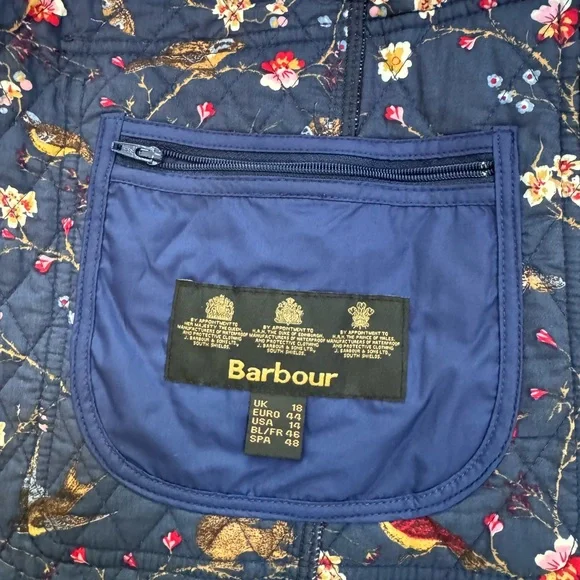 Barbour Quilted Jacket, size 14 - Picture 4 of 7